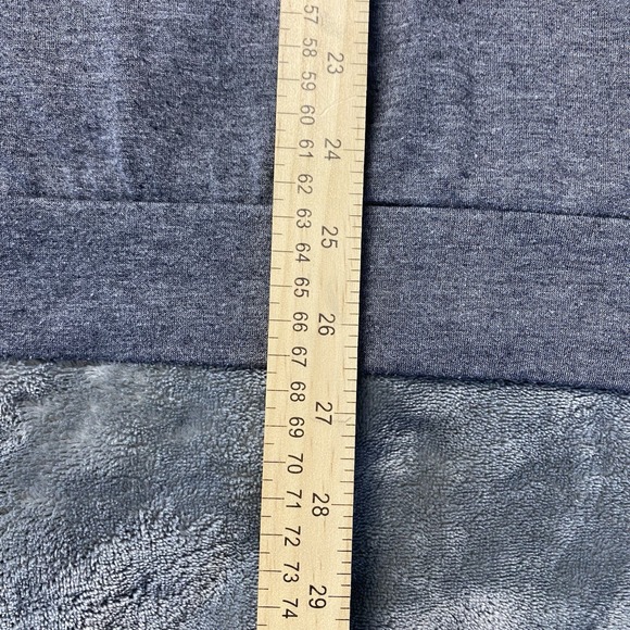 Good Vibes Shirt Womens S‎ Heather Gray Long Sleeve French Terry Pocket Tshirt - Picture 6 of 11